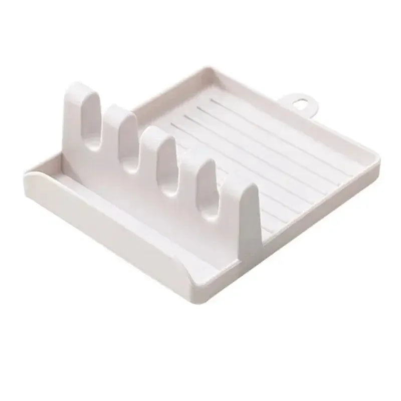 KitchenEase Pan Lid Holder Utensil Stand Keeps Lids Spoons Spatulas Off Counter For A Clean Organized Kitchen