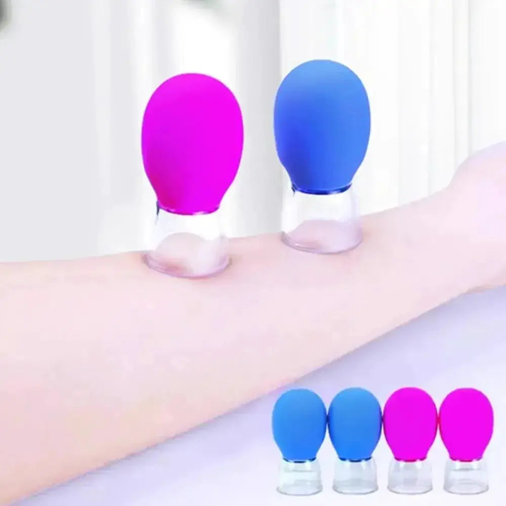 Silicone Facial Cupping Set For Face And Eye Vacuum Massage Cups