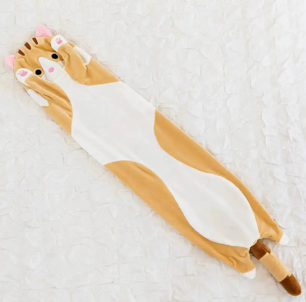 Funny Joy Cute Soft Long Cat Plush Pillow 50 70 90 110 130 cm For Office Nap Bed Home Decor Gift For Kids Girls