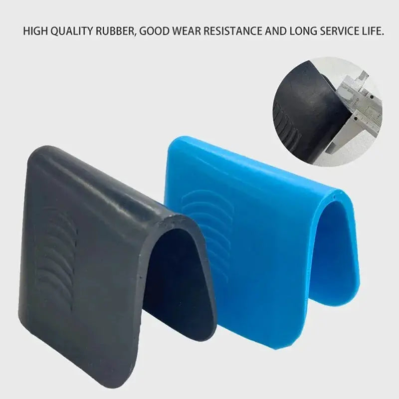 2 Simples Market rubber caulking finisher tools, blue and black, non-slip grip
