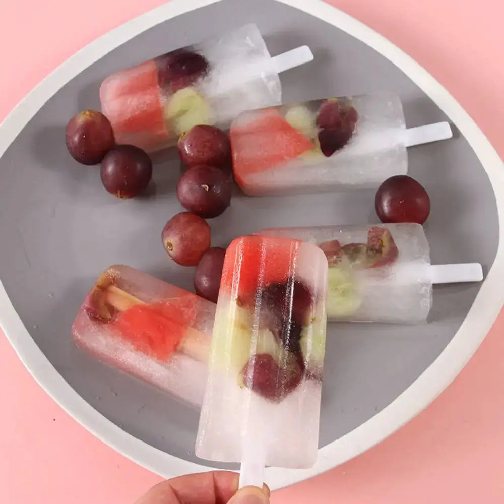 4 Link Popsicle Mold With Lid For Homemade Mung Bean Popsicles And Ice Cream Treats At Home