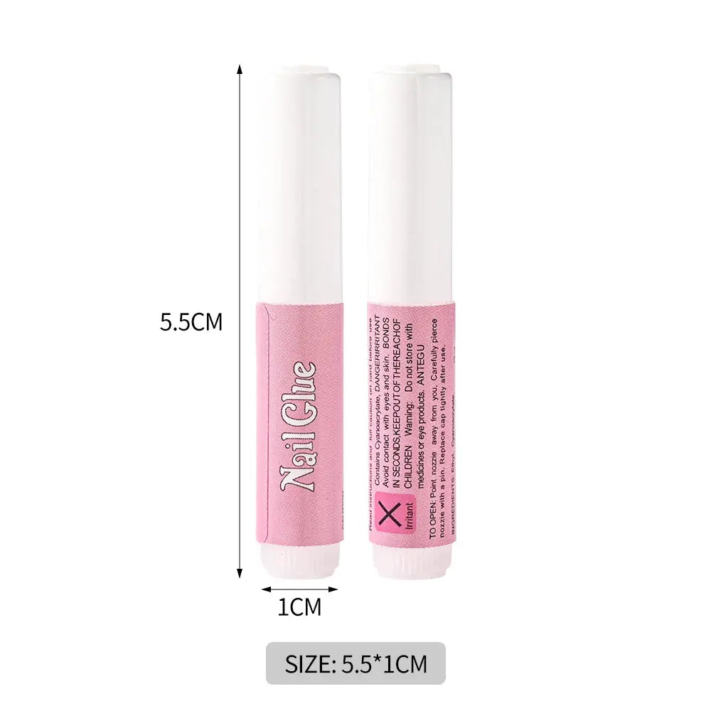 NailForge Super Strong Nail Glue For Acrylic And Press On Nails Quick Drying Long Lasting Bond Water Based Formula