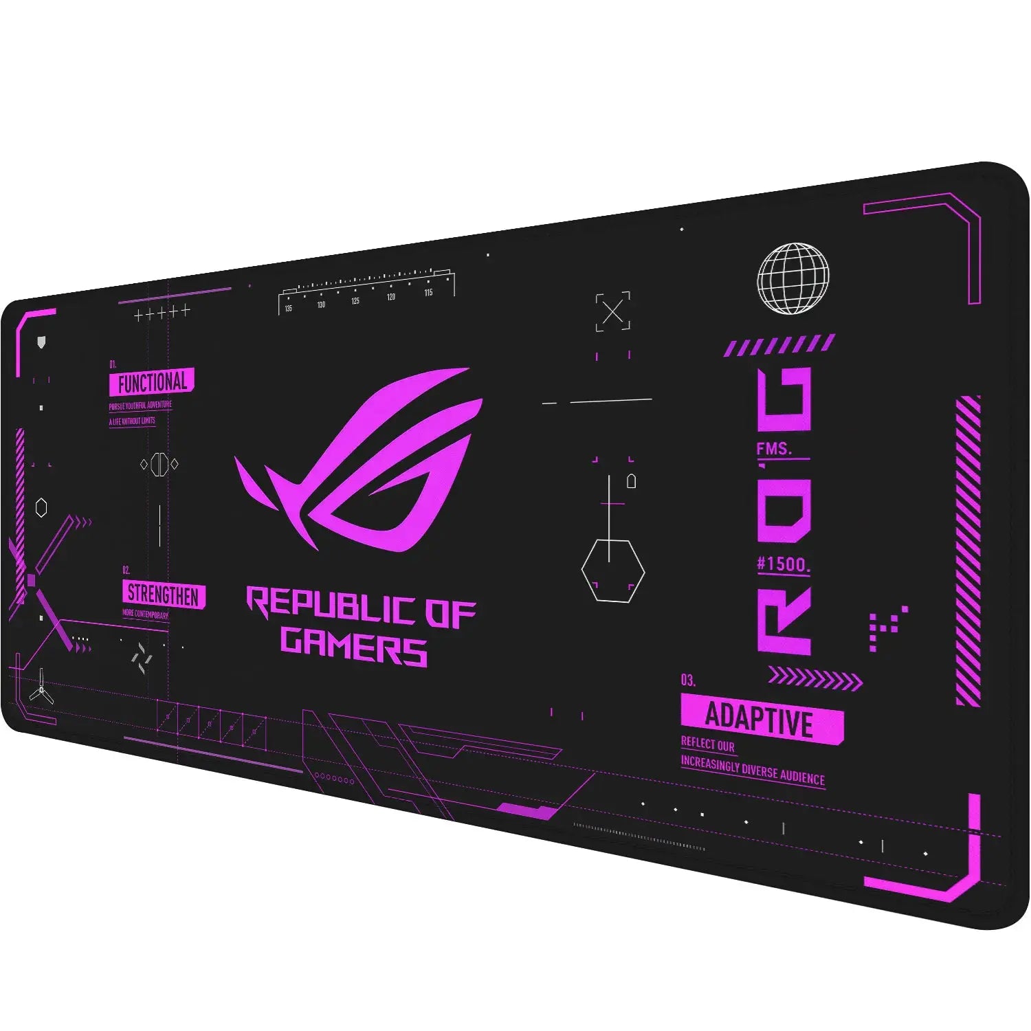 Dapesuom XXL Extended Gaming Mat for PC and Keyboard Large Mouse Pad Non Slip Surface Ultra Smooth Fabric