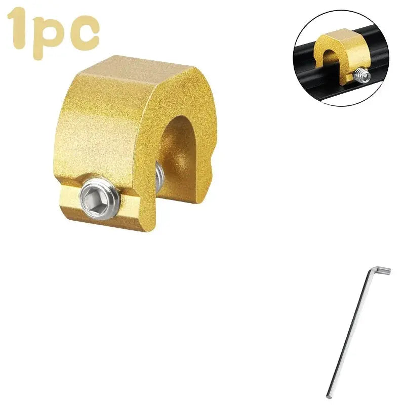 Simples Market aluminum alloy window lock stopper, gold color, includes Allen wrench
