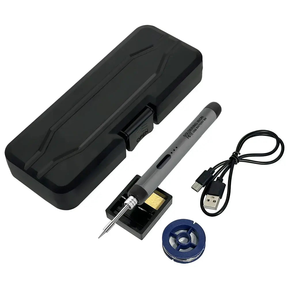 USB Soldering Iron Mini Portable Soldering Tool With Type C Charging 800mAh Battery Adjustable Temperature For DIY Use