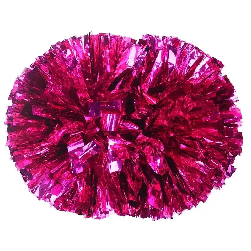 Large Cheerleading Pom Poms With Handle Cheer Balls Big Gold Silver Red Yellow Blue For Women And Kids Accessories