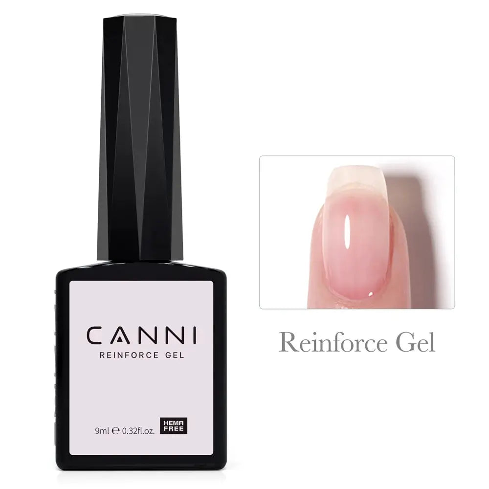 Canni Hema Free Nail Gel Polish Christmas Red Collection Semi Permanent 9ml Long Lasting Shine