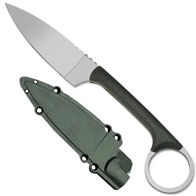 3P Portable Fruit Knife With Sleeve One Piece Stainless Steel Sharp Paring Knife For Fruit And Melon Cutting