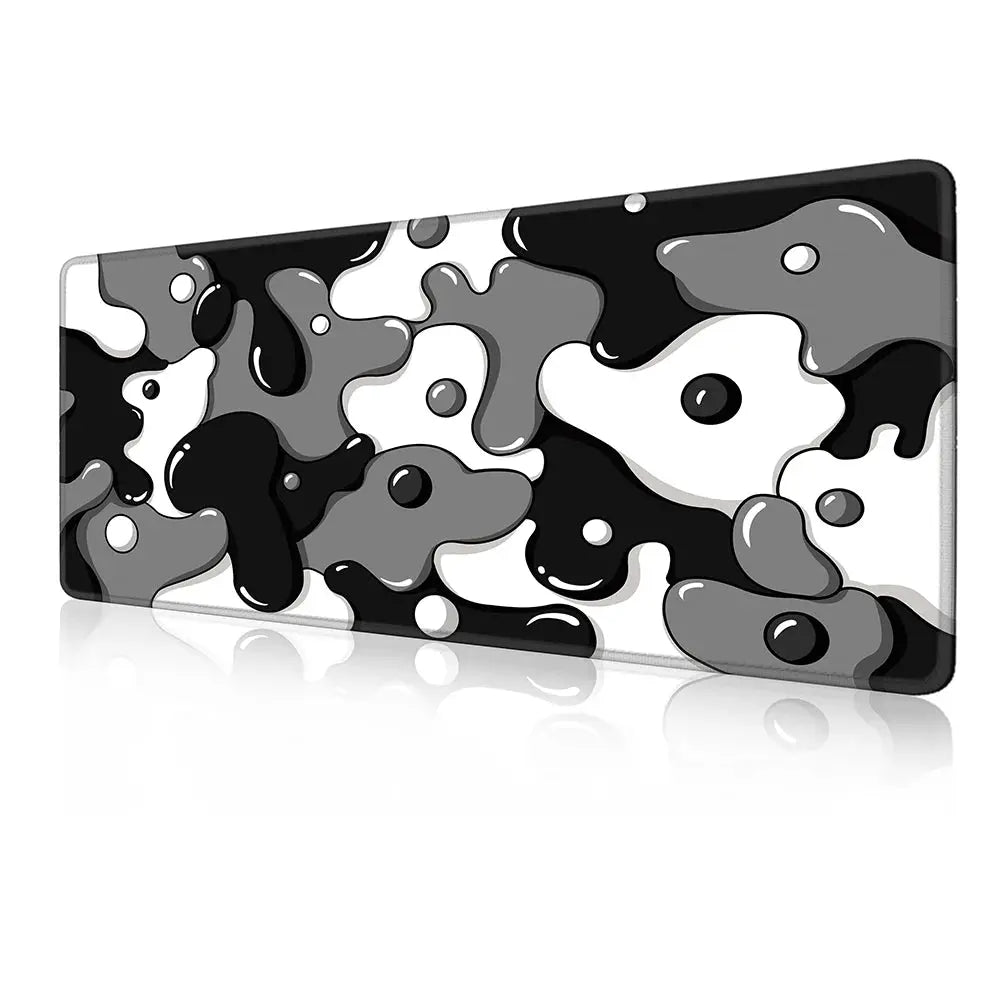 Large Gaming Mouse Pad With Stitched Edges And Non Slip Rubber Base For Desk Extended Size