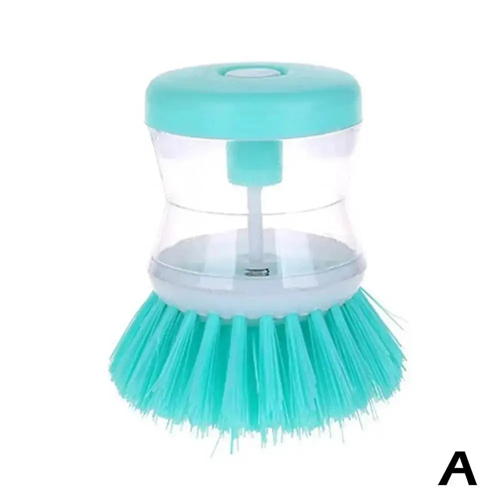 Astronaut Themed Dish Brush With Automatic Soap Dispenser For Kitchen Pots Utensils Cleaning