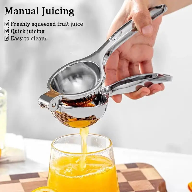 Stainless Steel Manual Juicer for Lemons and Oranges Handheld Fruit Squeezer Kitchen Press Tool