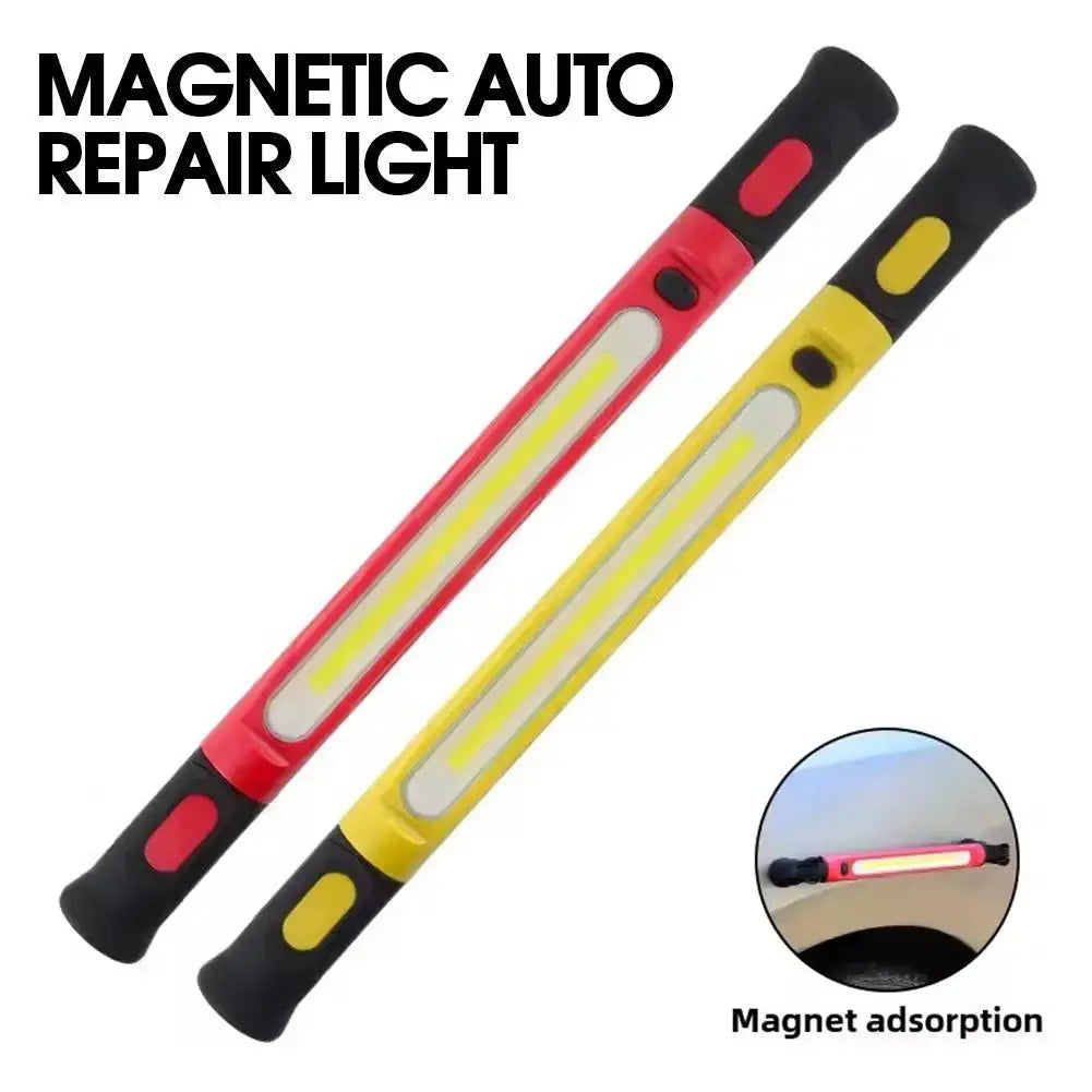 LED Magnetic Work Light Rechargeable Underhood Lamp With Hooks Rotating Magnetic Base For Car Repair Emergency Q1J1