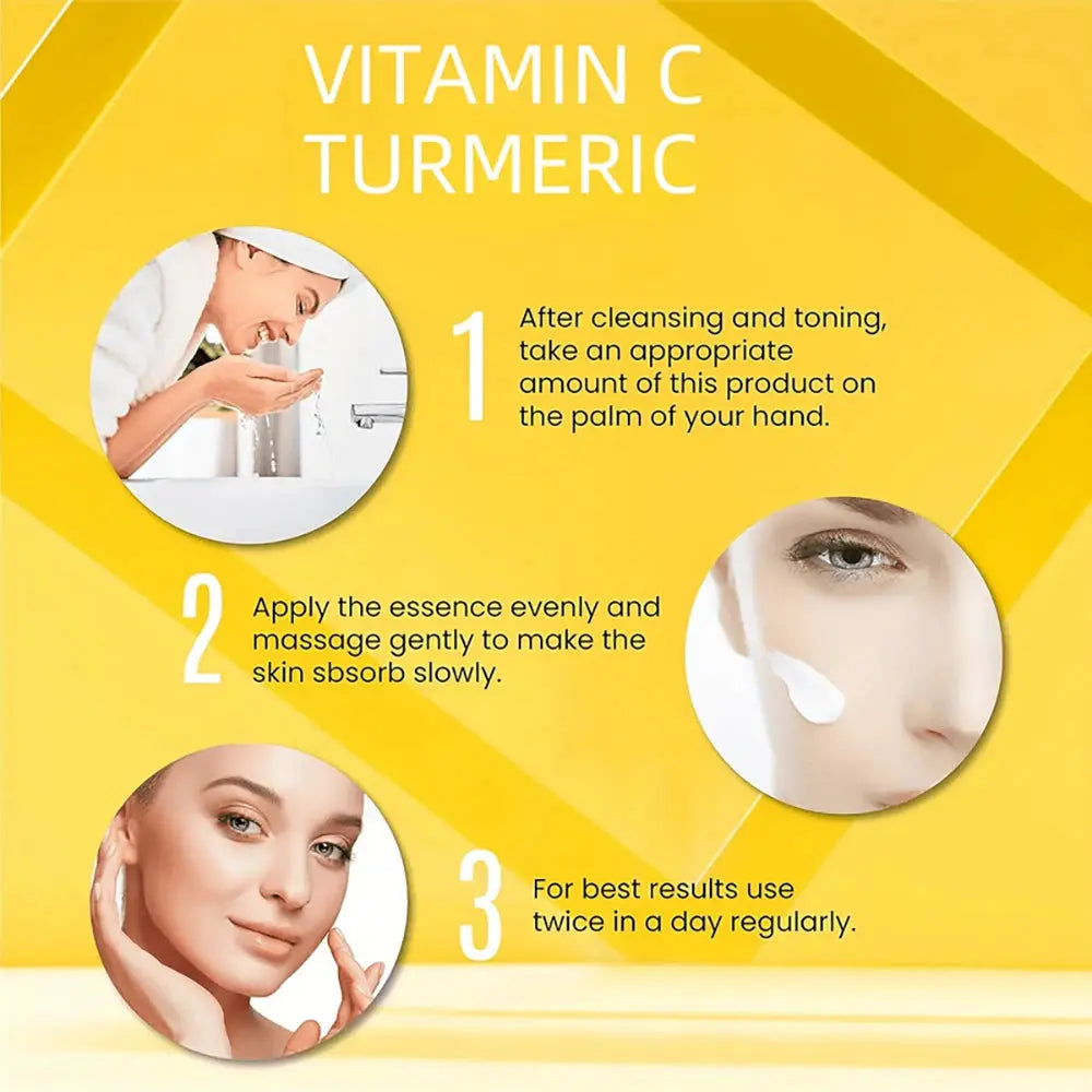 Turmeric Vitamin C Retinol Face Cream With Hyaluronic Acid For Hydrating Firming Brightening Anti Aging Skincare
