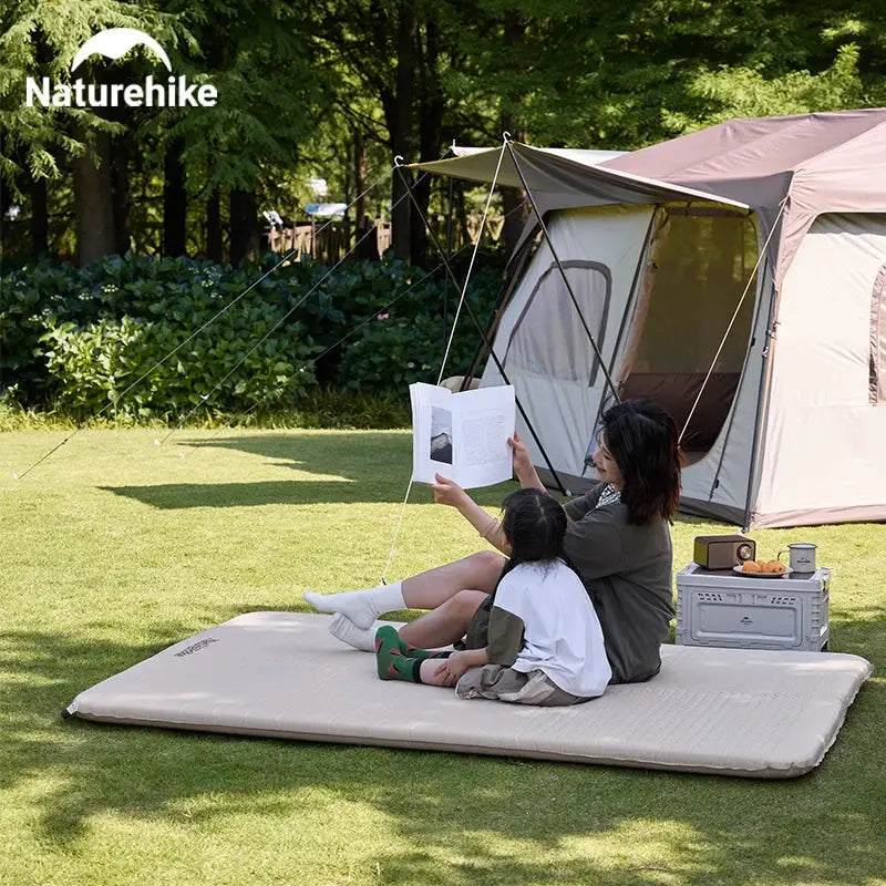 Naturehike 2025 Self Inflating Air Mattress 6cm Thick Ultralight Camping Pad For Outdoor Picnic Folding Air Mat