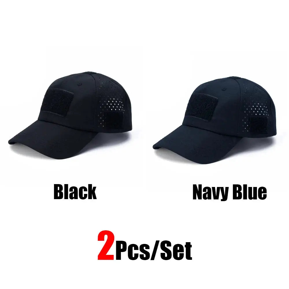Mens Camouflage Baseball Cap Breathable Sun Protection Hat For Outdoor Sports Hunting Hiking Camping Beach Fishing