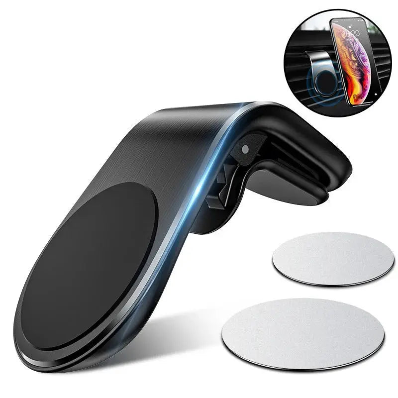 Magnetic Car Phone Holder Air Vent Clip Mount 360 Rotation Stand