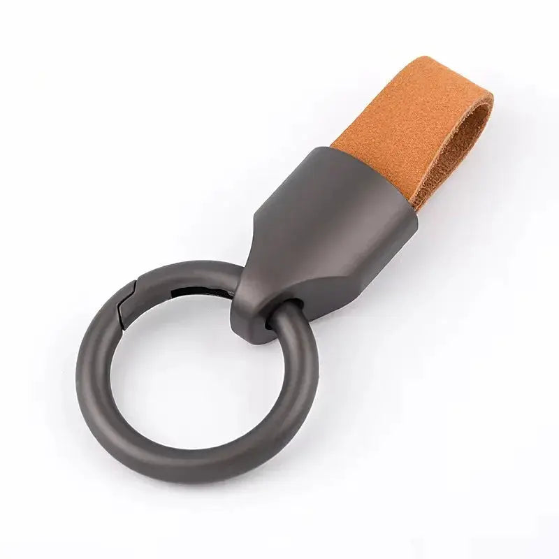 Car Key Chain Pendant For Men And Women Zinc Alloy Simple Waist Hanging Key Ring Holiday Gift