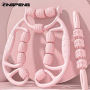 12 Wheel Annular Leg Clamp Massager For Anti Cellulite Body Slimming And Deep Tissue Massage