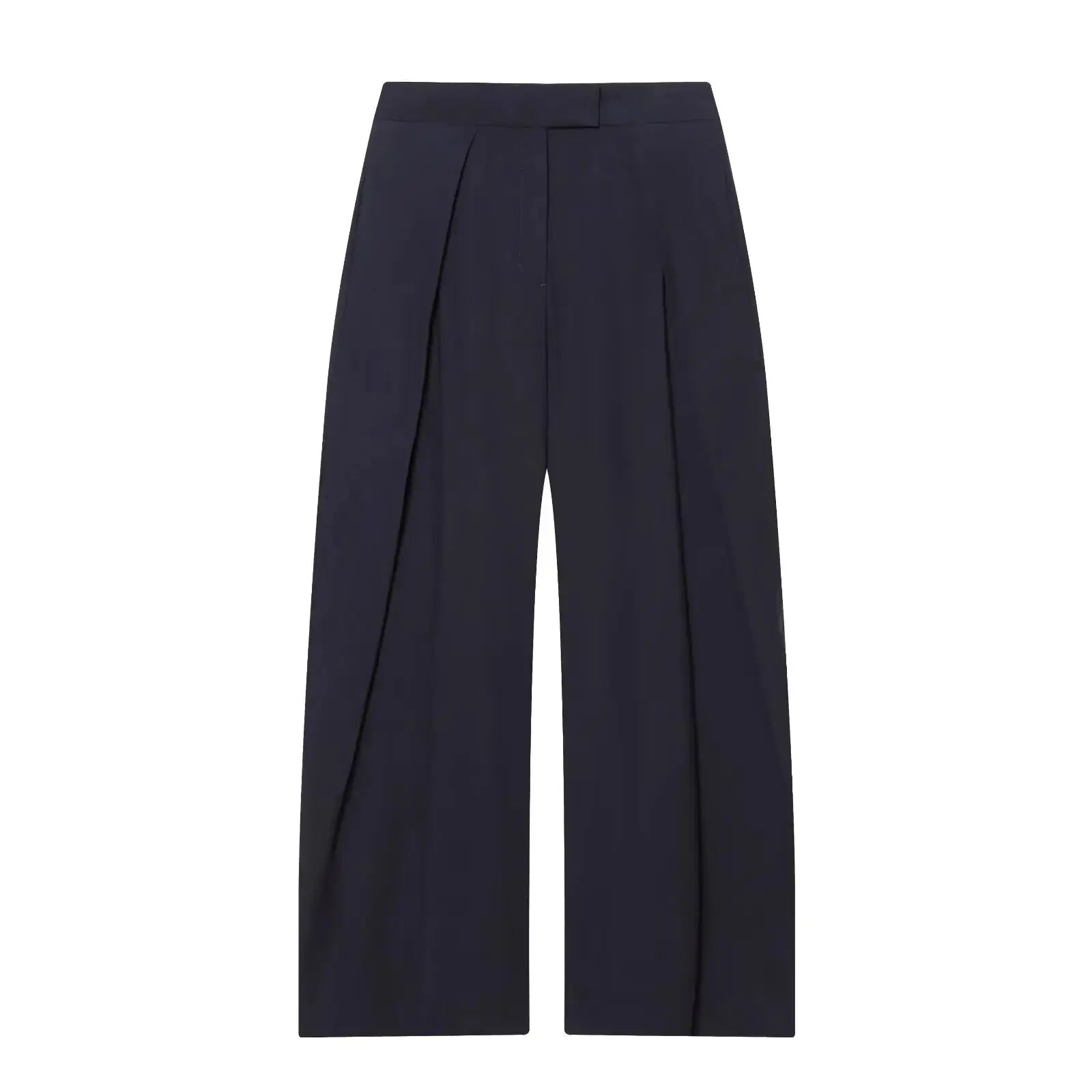 NovaWear Womens Pleated Loose Wide Leg Pants Military Green Casual Fashion Versatile All Seasons Comfort