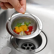 Stainless Steel Kitchen Sink Filter Hair Catcher 1 Piece Garbage Food Residue Drain Protector For Kitchen Bathtub