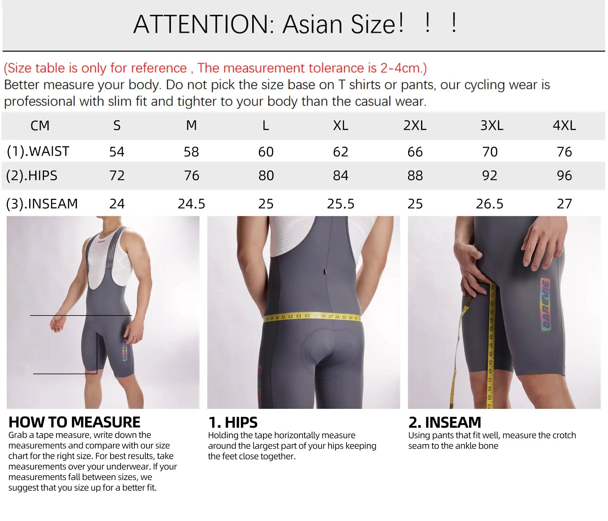 DAREVIE cycling bib shorts for men by Simples Market; grey, breathable fabric with 3D gel pad and 7cm leg grippers.