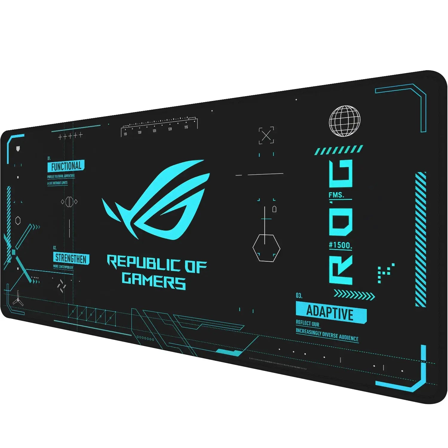 Dapesuom XXL Extended Gaming Mat for PC and Keyboard Large Mouse Pad Non Slip Surface Ultra Smooth Fabric