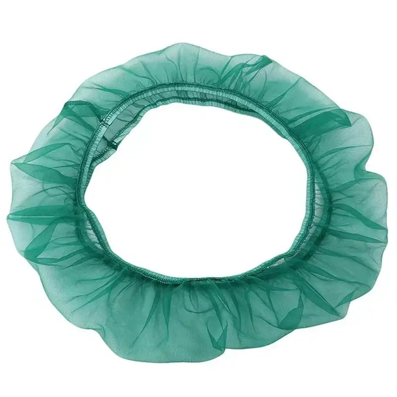 Mesh bird cage cover, green, elastic edge, for parrot cages by Simples Market