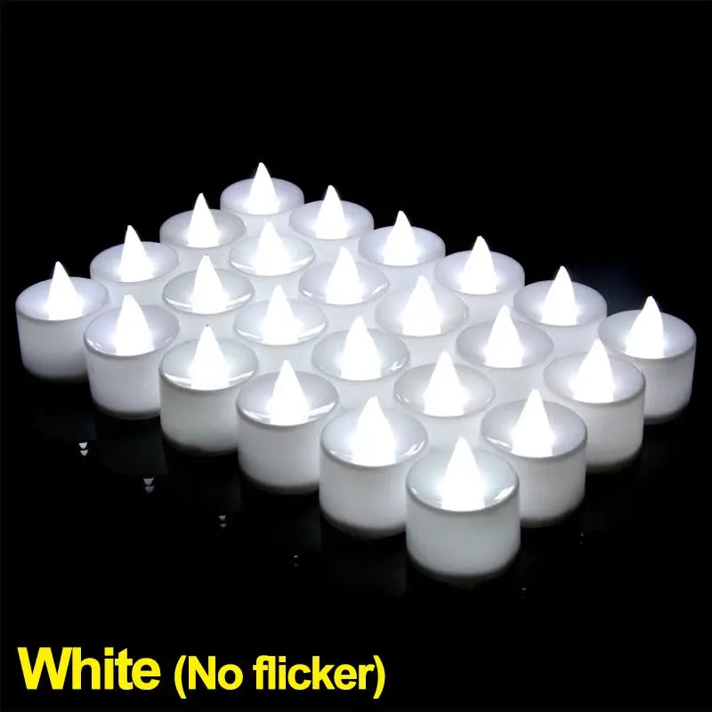 LED Flameless Tea Candles Battery Powered Safe Candles For Wedding Decor Birthday Parties Home Table Candles