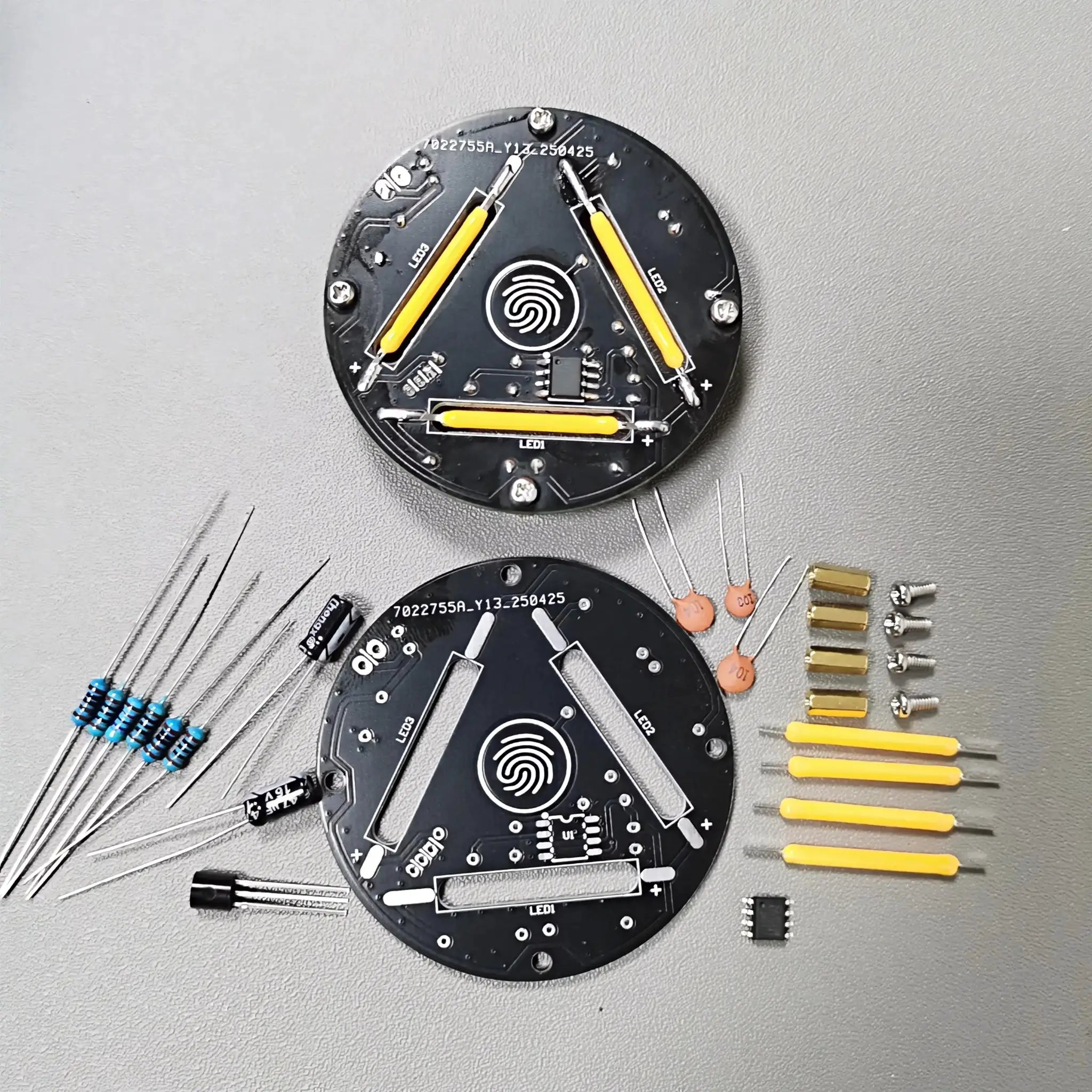 Electronic DIY Engineering Kit With Touch Stepless Dimming For Soldering Practice And Hobbyist Holiday Gift