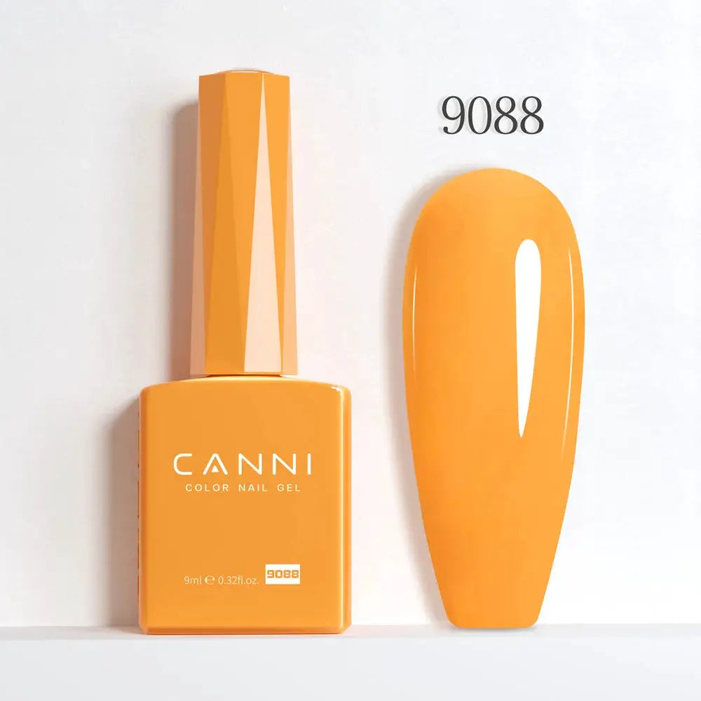 Canni Hema Free Nail Gel Polish Christmas Red Collection Semi Permanent 9ml Long Lasting Shine