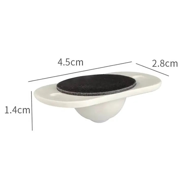 Self Adhesive Caster Wheels Mini Swivel 360 Degree Rotation Universal Fit for Furniture Storage Boxes ABS Construction