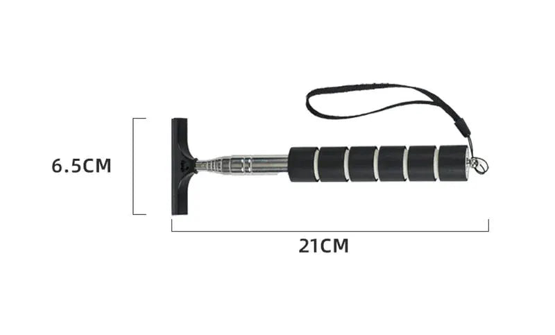 Simples Market car rearview mirror wiper cleaning tool with telescopic handle and black segmented grip