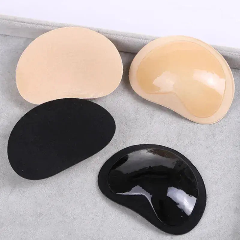 Chest Push Up Sticky Bra With Thicker Sponge Pads Removable Silicone Inserts Invisible Swimsuit Bra