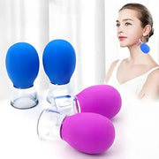 Silicone Facial Cupping Set For Face And Eye Vacuum Massage Cups