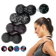 Yoga Peanut Massage Balls Lacrosse Ball Set For Fascia Release Deep Tissue Muscle Relaxation Pain Relief EPP Foam Block