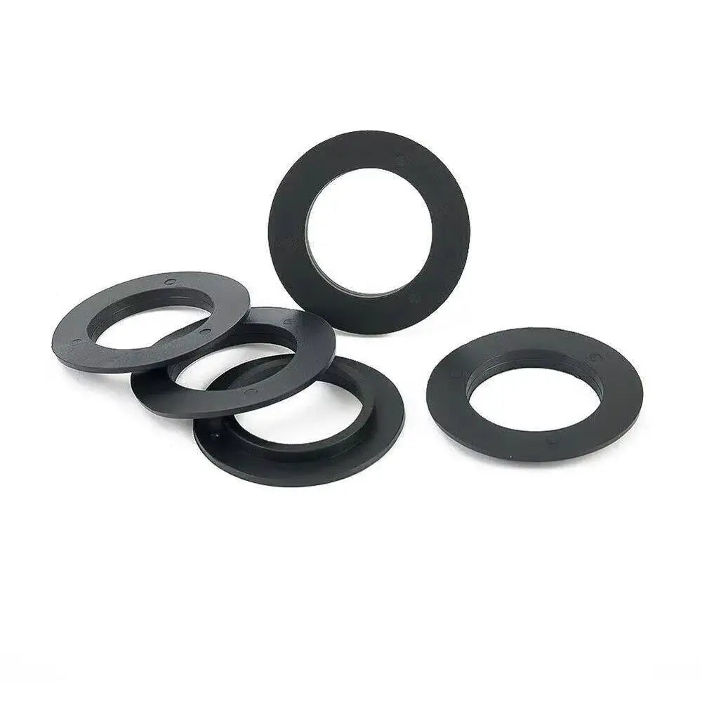 5-piece rubber seal set for basket strainer plugs, black gaskets by Simples Market