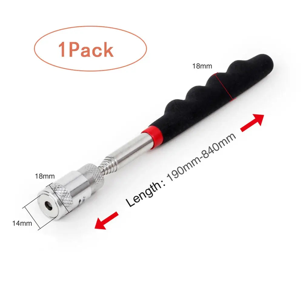 Extendable Magnetic Pickup Tool Telescopic Rod Mini Portable Magnet Pen For Picking Up Screws Nuts Bolts