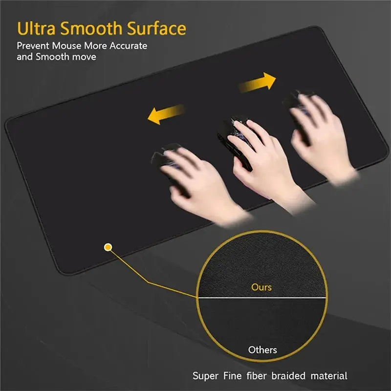 PPikachu Divine Dragon Gaming Mouse Pad XXL Desk Mat For Keyboard And Mouse Large Surface
