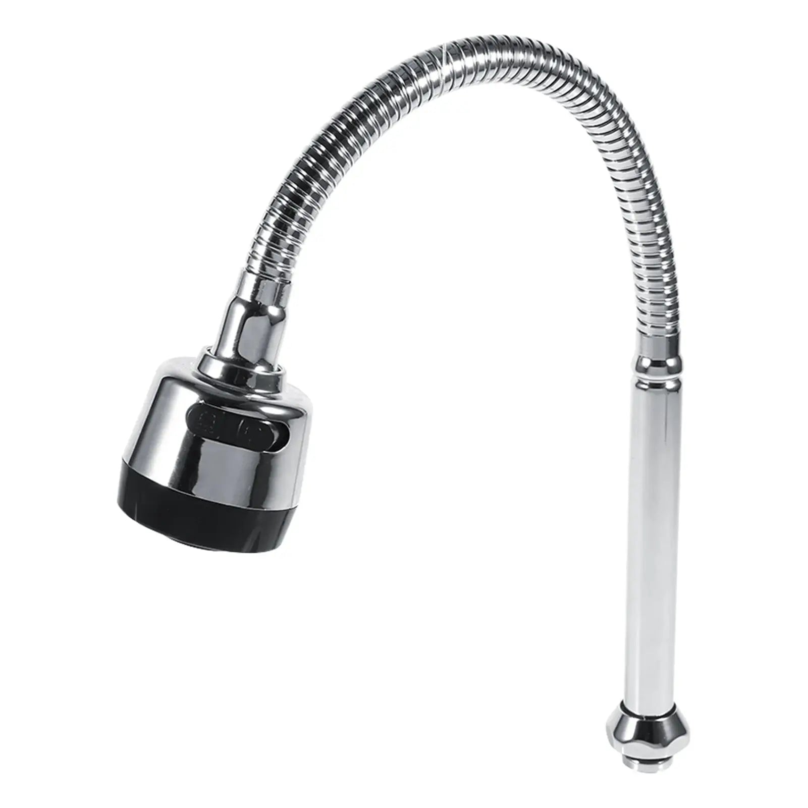304 stainless steel swivel spout kitchen faucet hose with flexible chrome finish