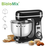 Biolomix Kitchen Stand Mixer 6 Speed 1200W 6L Dough Hook Wire Whip