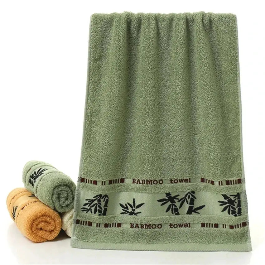 Bamboo Fiber Towels Set 1 4 6 Pieces Thick Absorbent Luxury Bath Towels For Home Adults And Face Towels