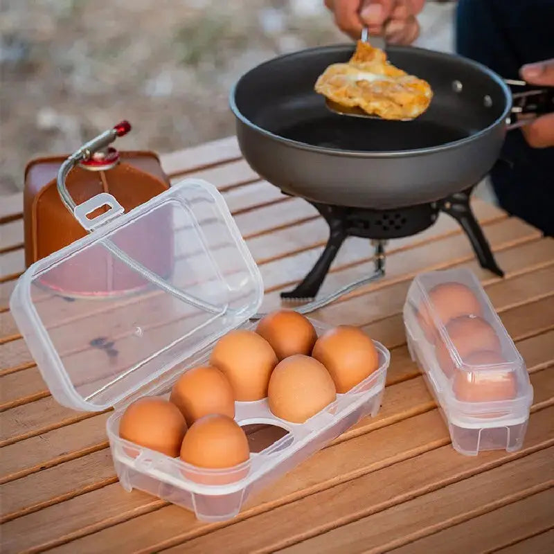 Outdoor Shockproof Egg Box Storage Case Portable Camping Shatterproof Egg Tray For Travel And Home Use