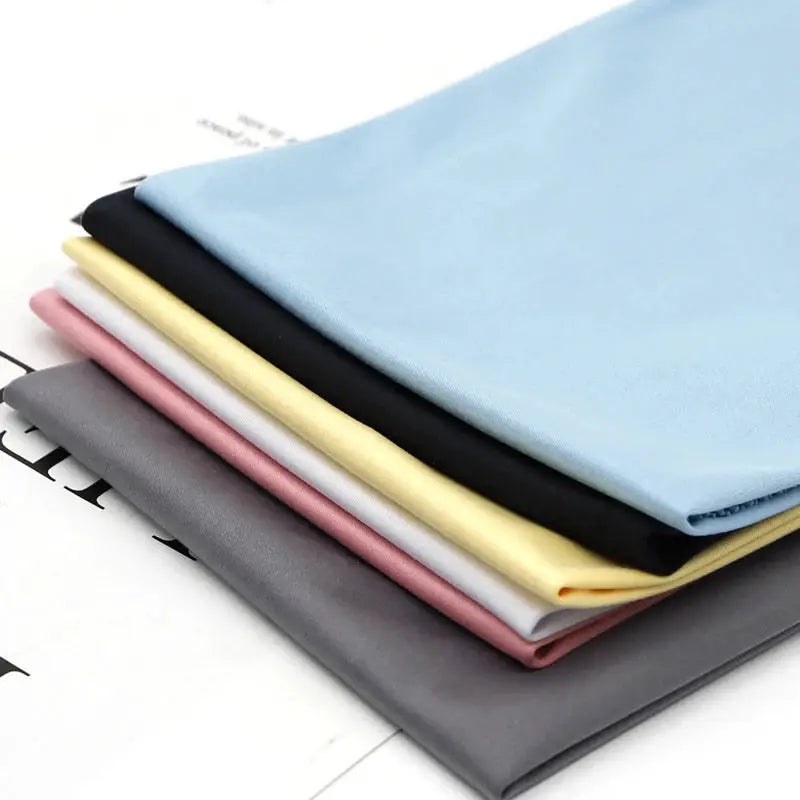ClearVision Glasses Cleaning Cloths 30x30cm 5 Pieces Microfiber 220gsm Needle 1 Scratch Free Residue Free Cleaning