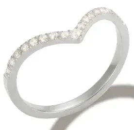 Gold Stainless Steel Ring With Round Bead And Clear Crystal Zircon Waterproof Everyday Fine Jewelry
