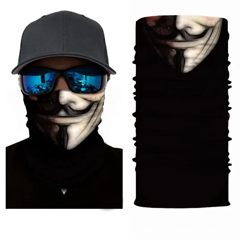 Seamless Tactical Neck Gaiter Bandana Scarf For Men Face Mask Balaclava For Cycling Skiing Motorcycle Hiking