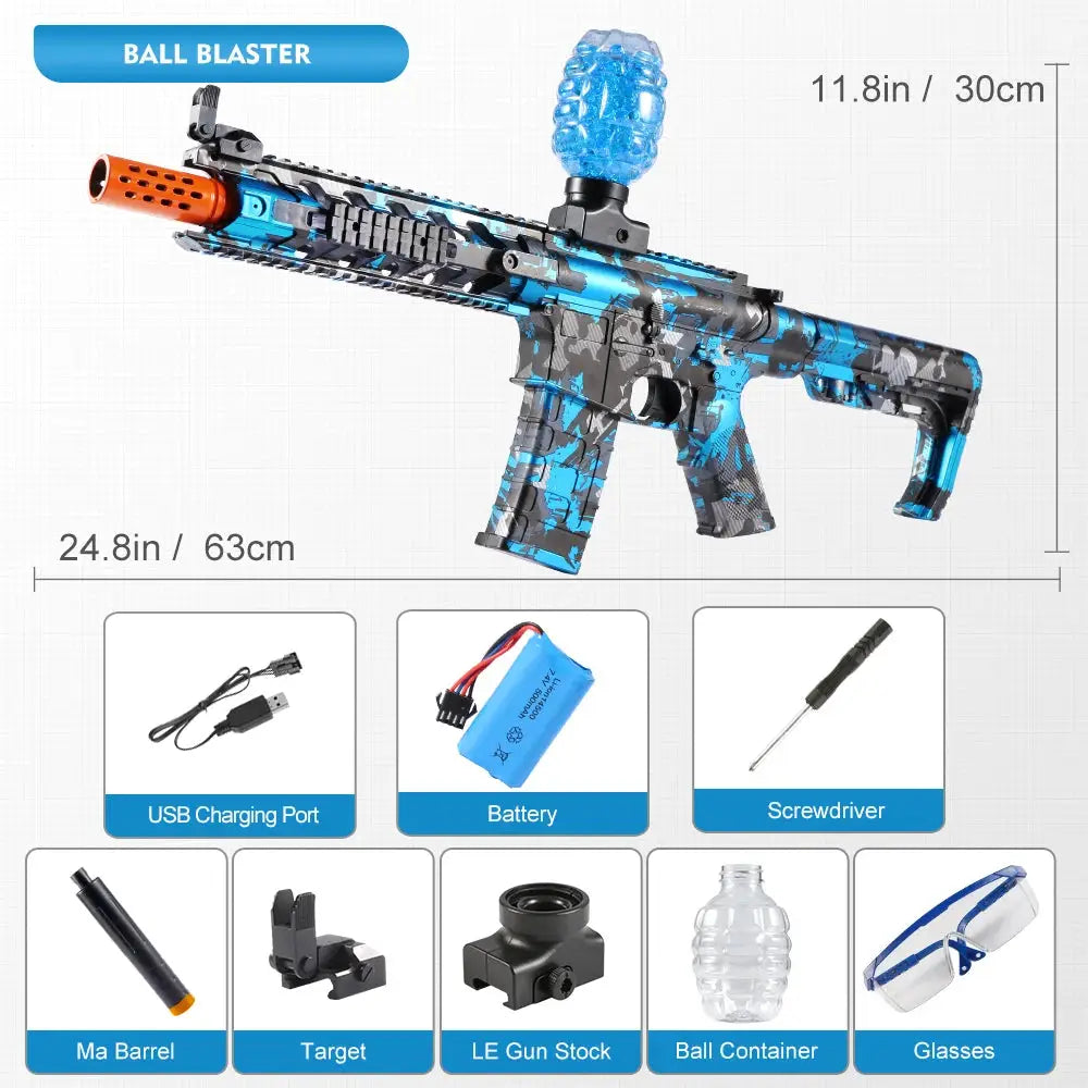 M416 Electric Blaster Gun Toy Rechargeable Automatic Outdoor Toy for Team Activities Perfect Gift Bullets Excluded