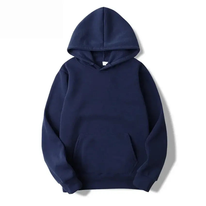 NovaWear Unisex Solid Color Hoodie Sweatshirt All Season Comfort Regular Fit Polyester Knit