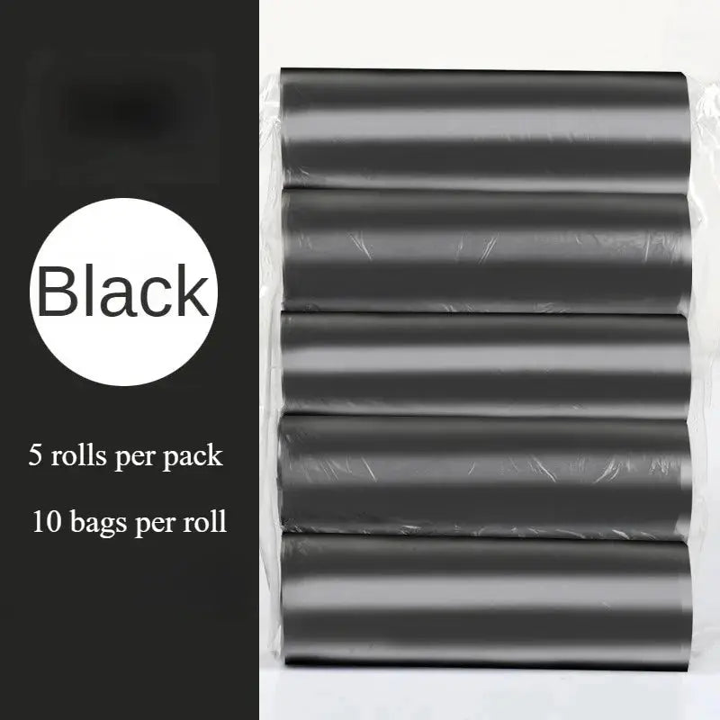 5 Rolls Pack Small Disposable Trash Bags For Kitchen Cleanup And Household Waste Bags