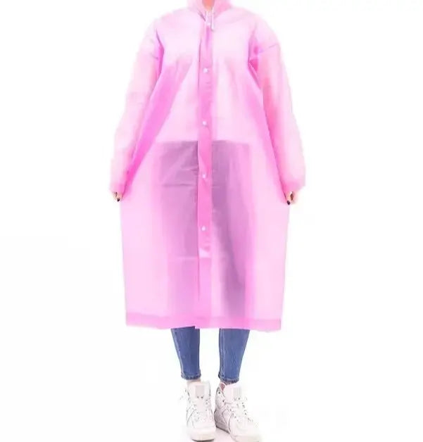 Adult Non Disposable Thickened Waterproof Universal One Piece Raincoat For Outdoor Travel And Climbing Rain Gear