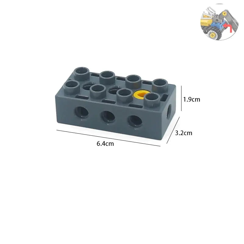 Big Building Blocks Traffic Mechanical Construction Set For Kids Compatible Large Bricks Educational Science Toy Gift